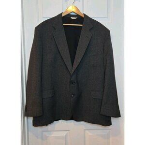 Alexander Lloyd Suit Blazer Jacket Sport Coat Gray 52 R Single Breasted 2 Button
